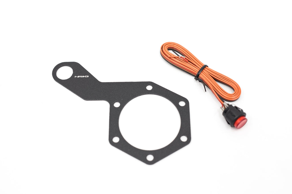 NRG Innovations Steering Single Switch Extended Kit Black - Universal