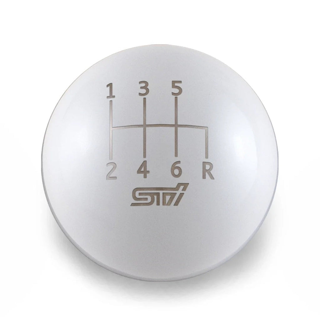 Billetworkz Weighted Shift Knob - 6 Speed STI Standard Engraving - Subaru STI