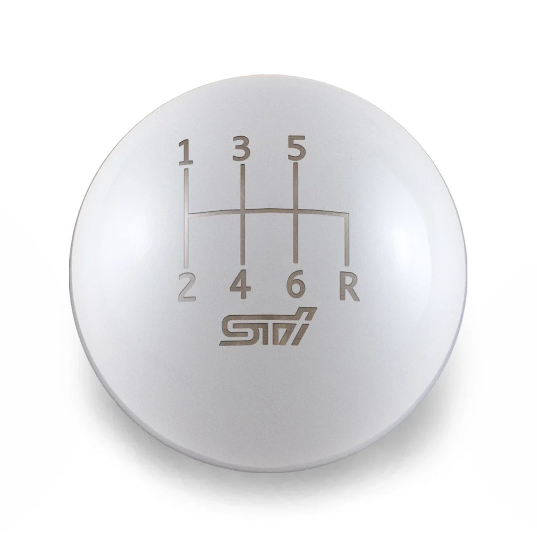 Billetworkz Weighted Shift Knob - 6 Speed STI Standard Engraving - Subaru STI