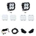 Baja Designs 21-25 Ford Bronco (Incl. 22-25 Raptor) Squadron Pro 2.0 A-Pillar Kit UP (Spot) - Clear