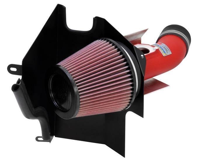 K&N Wrinkle Red Typhoon Short Ram Intake - 2002-2007 Subaru WRX / 2004-2007 STI