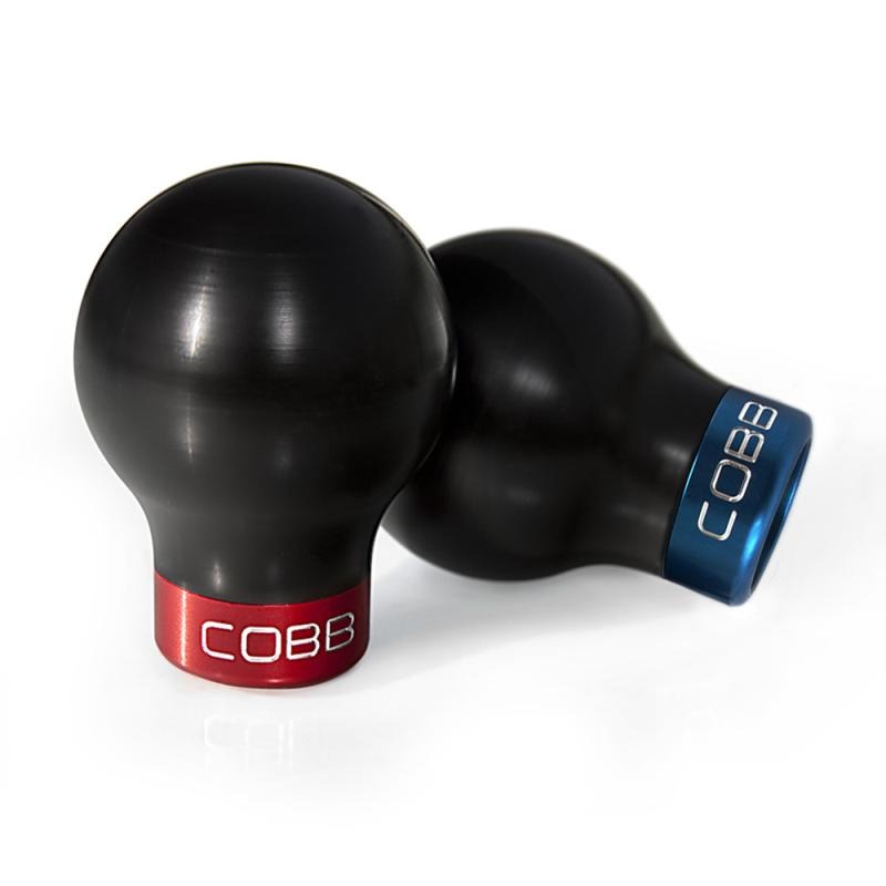 Cobb Shift Knob - White w/Stealth Black - Universal Subaru 5-Speed Fit
