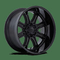 D853 22X9 8X6.5 M-BLK G-BLK-LP 1MM
