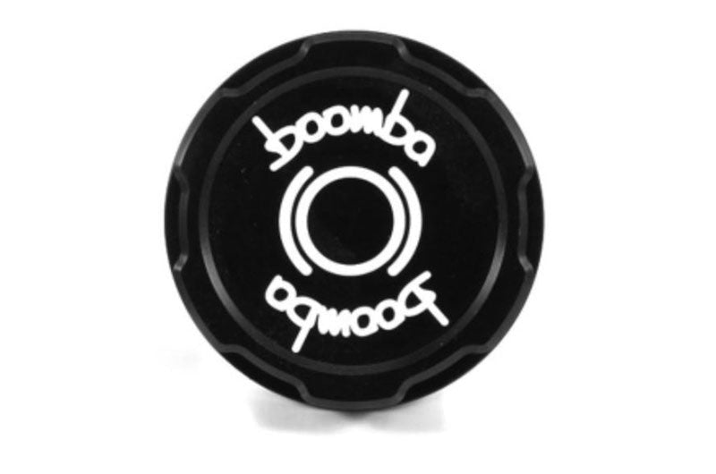 Boomba Racing Brake Reservoir Cover Cap Black - 2015-2021 Subaru WRX