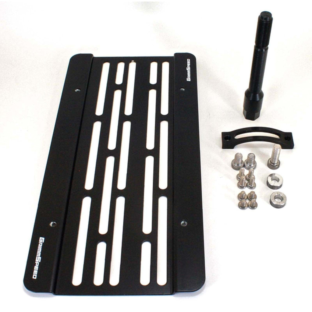 GrimmSpeed License Plate Relocation Kit - 2008-2014 Subaru WRX/STI / 2005-2009 Legacy