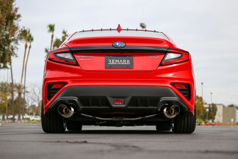 REMARK Catback Exhaust - Dual R1 Spec Stainless (Non-Resonated) - 2022-2026 Subaru WRX (VB)
