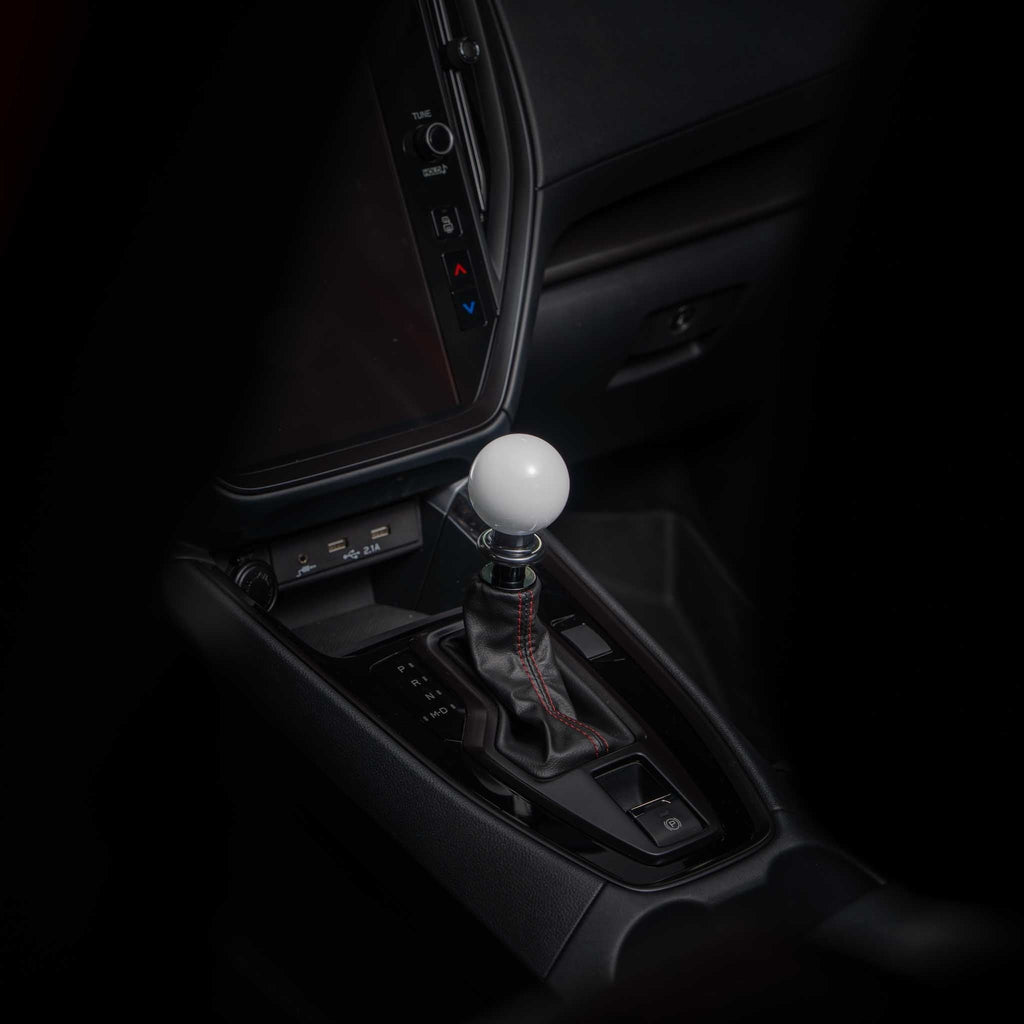 Billetworkz Automatic Shifter - Gloss White - Fits Subaru CVT: WRX (2022+), Crosstrek (2024+), Forester (2025+), Impreza (2024+), Legacy/Outback (2015+)