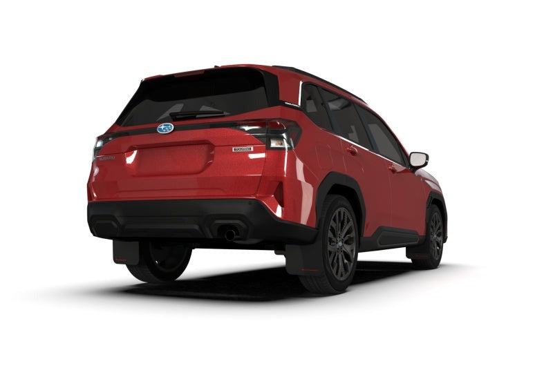 Rally Armor UR Mud Flap w/Metallic Black Logo - Black - 2025-2026 Subaru Forester Hybrid