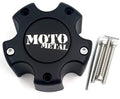 MOTO METAL CAP MATTE BLACK 5 LUG