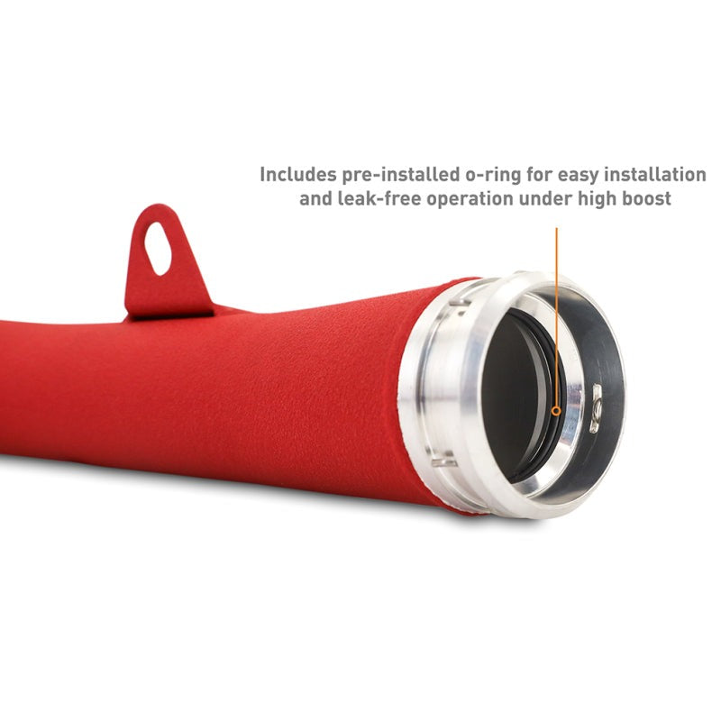 Mishimoto Charge Pipe - Wrinkle Red - 2022-2026 Subaru WRX