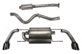 Corsa 2.5in Cat Back Exhuast System w/ Polished Black Tips - 2013-2016 Scion FR-S / 2013-2024 Subaru BRZ / 2017-2019 Toyota 86