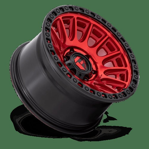 D834 17X9 5X5.0 C-RED-BLK-RG 1MM