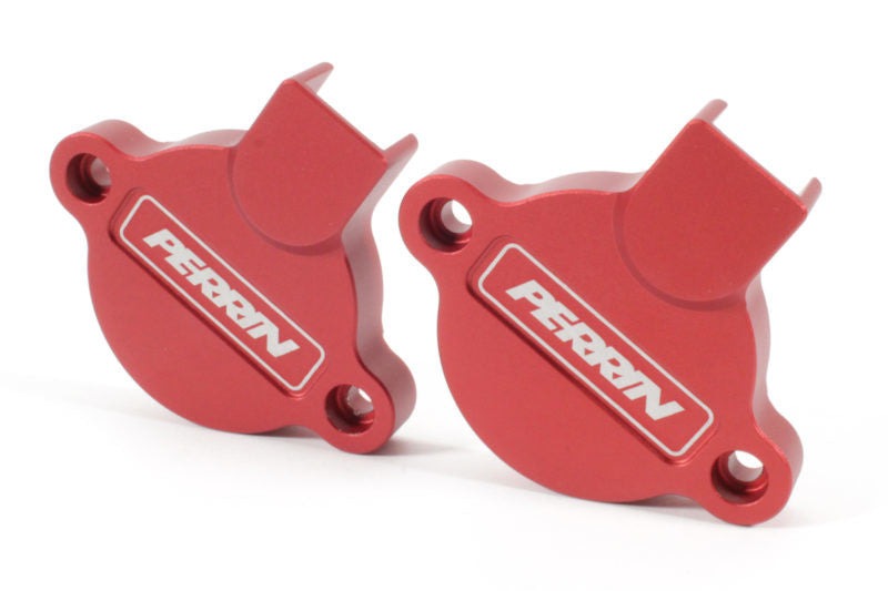 Perrin Red Cam Solenoid Covers - 2015-2024 Subaru WRX