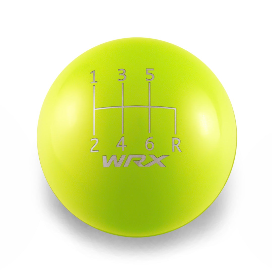 Billetworkz Weighted Shift Knob - 6 Speed WRX Standard Engraving - Subaru WRX 2015-2025
