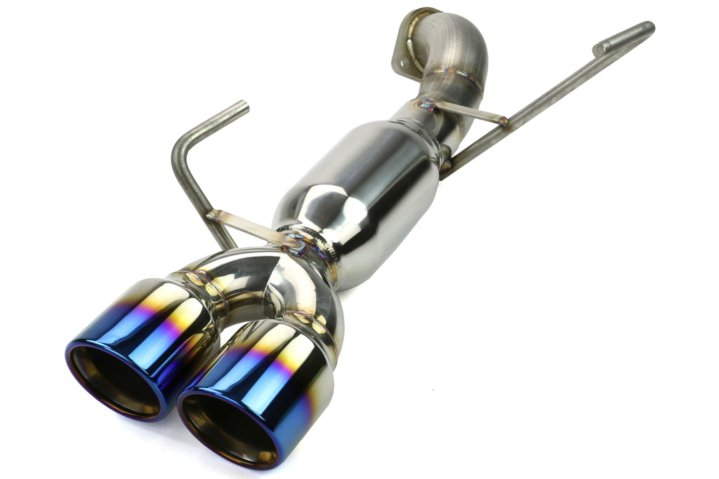 ETS Axle Back Exhaust System w/ Muffler Blue Tips - Subaru Models (inc. 2015-2020 WRX / 2015-2018 STI)
