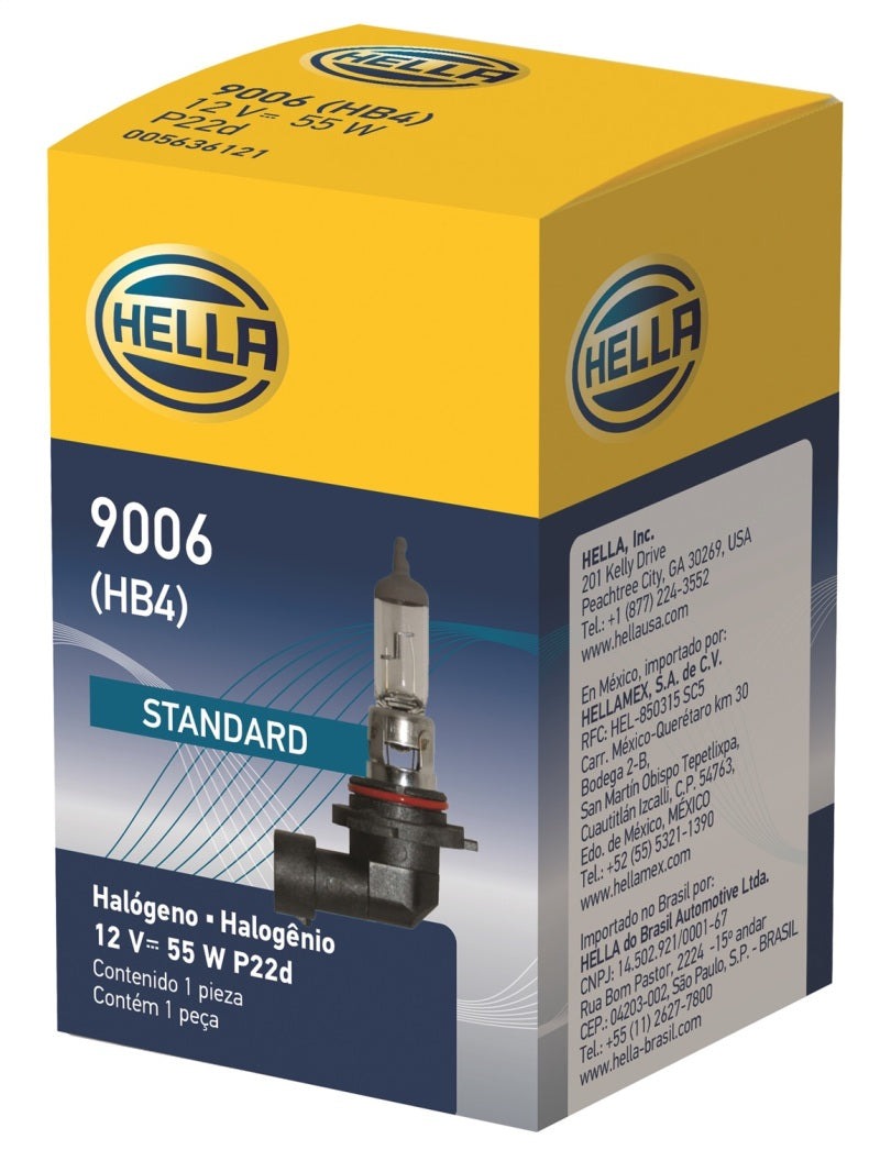 Hella 9006 12V 55W Halogen Bulb - Universal