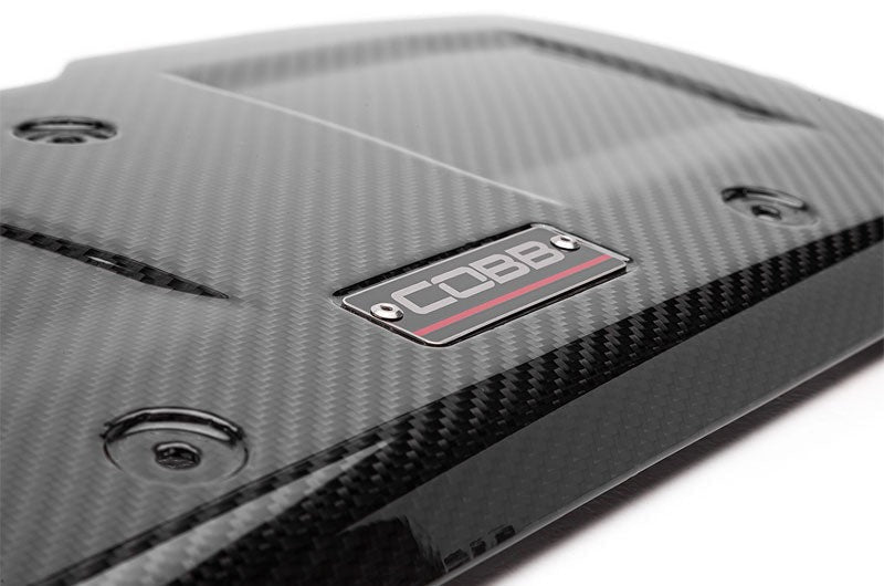 Cobb Redline Carbon Fiber Engine Cover - Gloss Finish - 2015-2021 Subaru WRX