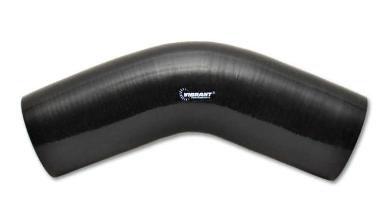 Vibrant Performance 45 Degree Elbow, 3.25in ID x 4.00in Leg Length - Black, Custom Automotive Fabrication, for Custom Builds - Part 2757