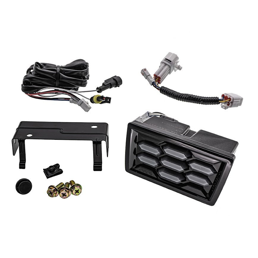 SMY HoneyComb Hyperflash (RBL) / DRL - Smoked White - 2022-2026 Subaru WRX