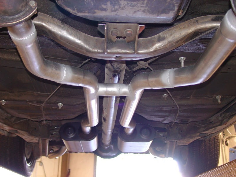 Flowmaster American Thunder Crossmember-Back Exhaust for 1964-1972 GM A-Body - 17119