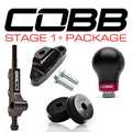 Cobb Stg 1+ Drivetrain Package w/ Wide Barrel Shifter (Weighted Knob) - White - 2002-2007 Subaru WRX 5MT