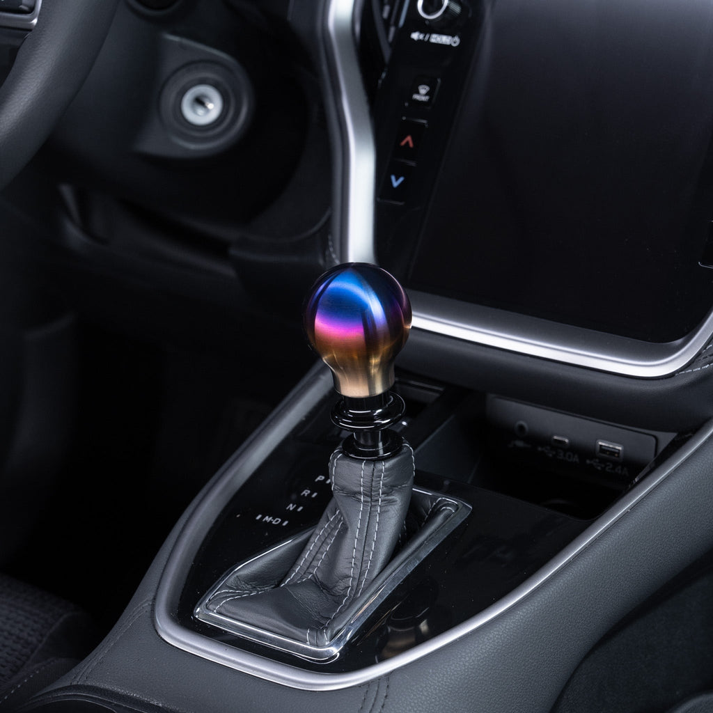 Billetworkz Titanium Torched Automatic Shifter - Fits Subaru CVT: WRX (2022+), Crosstrek (2024+), Forester (2025+), Impreza (2024+), Legacy/Outback (2015+)