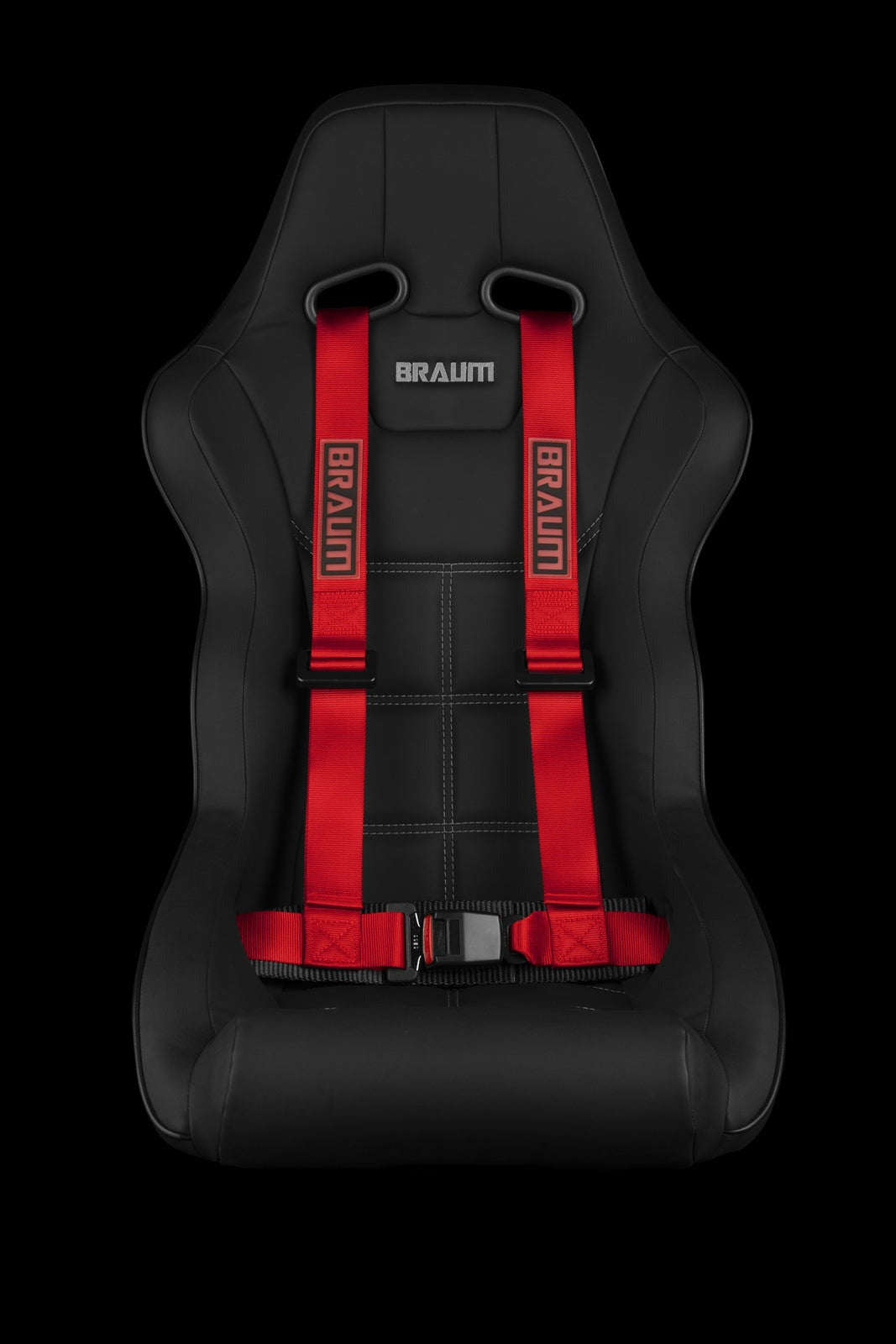 Braum 4 Point 2inch Racing Harness Red - Universal