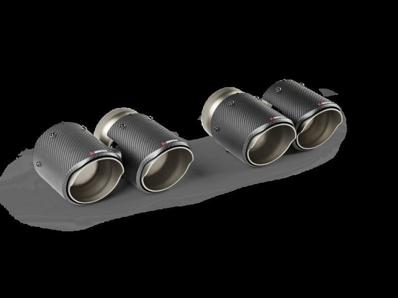 Akrapovic Tail Pipe Set for 2024+ BMW M5 (G90,G99) Round Carbon Fiber - TP-CT/78