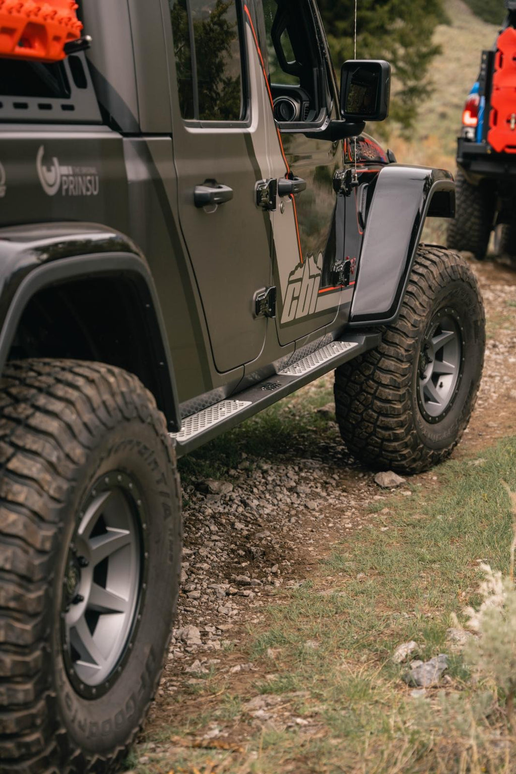 Jeep Gladiator Rock Sliders Side Steps 20-Pres Jeep Gladiator CBI Offroad