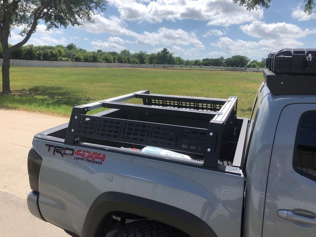 Toyota Tacoma Long Bed Cali Raised LED Overland Bed Rack fits: 05-Present