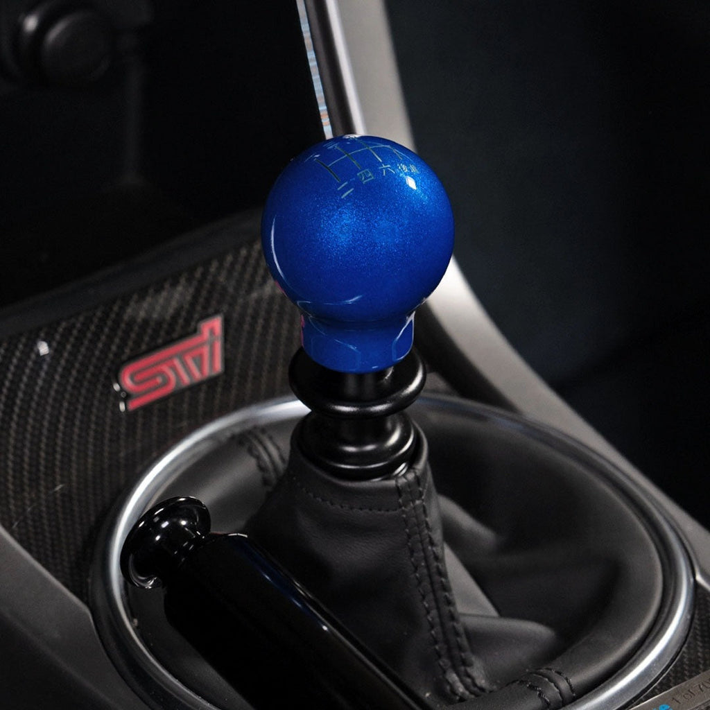 Billetworkz Weighted Shift Knob - 6 Speed Japanese Engraving - Subaru STI