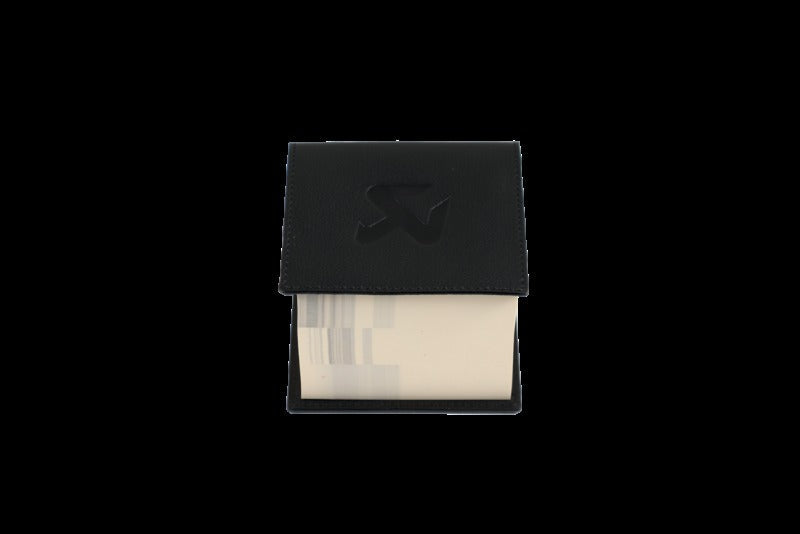 Akrapovic Leather Memo Notepad Black - 801732