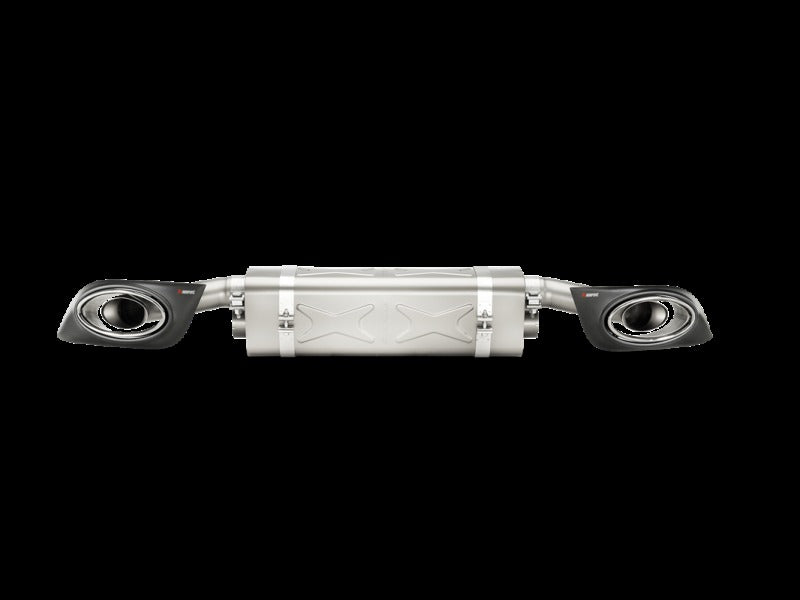 Akrapovic Slip-On Line Titanium with Carbon Titanium Tips for 2014-2015 Porsche 911 Turbo/Turbo S (991) - S-PO991TSO-HT