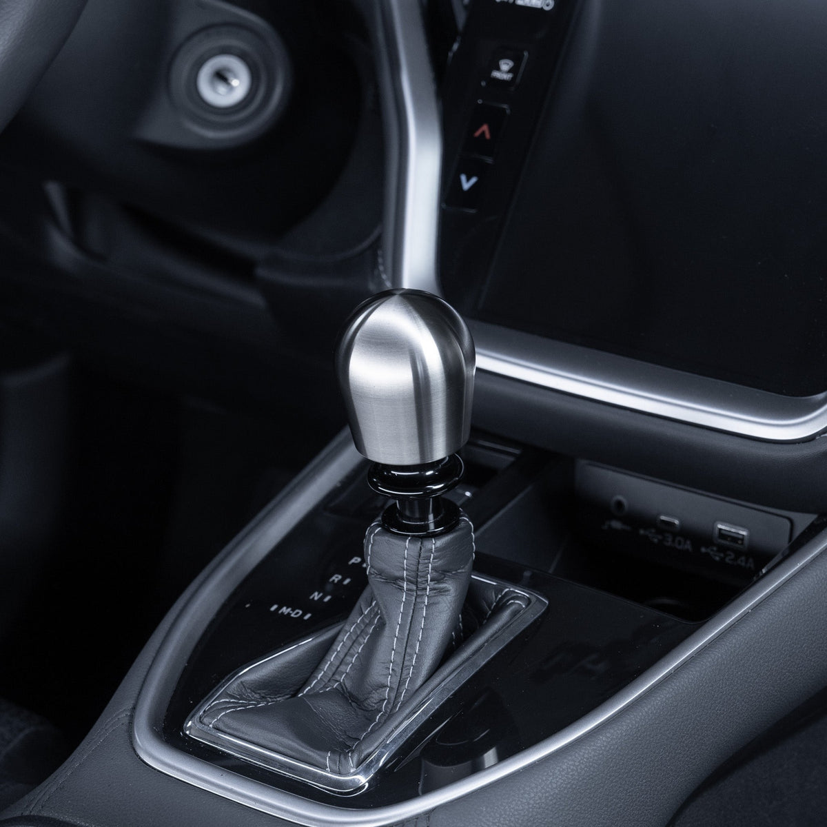 Billetworkz Titanium Brushed Automatic Shifter - Subaru CVT: WRX (2022+), Crosstrek (2024+), Forester (2025+), Impreza (2024+), Legacy/Outback (2015+)