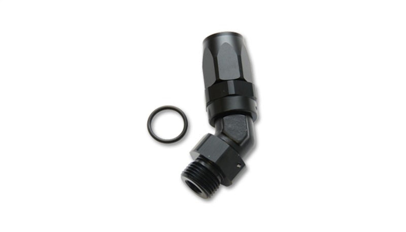 Vibrant Performance Male Hose End Fitting, 45 Degree, -10AN, Thread: (8) 3/4in-16, AN Performance Fluid Plumbing - Part 24407