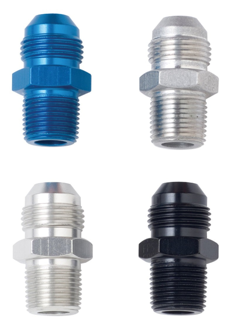 Fragola -4AN x 1/8 NPT Straight Adapter- Clear