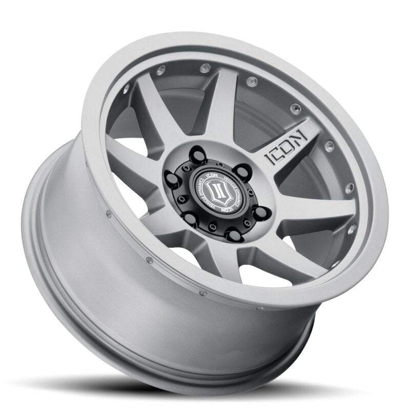 ICON Alloys Rebound Pro 17x8.5 5x5.5 0mm 4.75" Backspacing Titanium Wheel - 21817858547LBTT