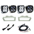 Baja Designs 10-18 Dodge Ram 2500/3500 / 09-12 Ram 1500 Squadron SAE 2.0 Fog Kit (SAE Fog) - Clear