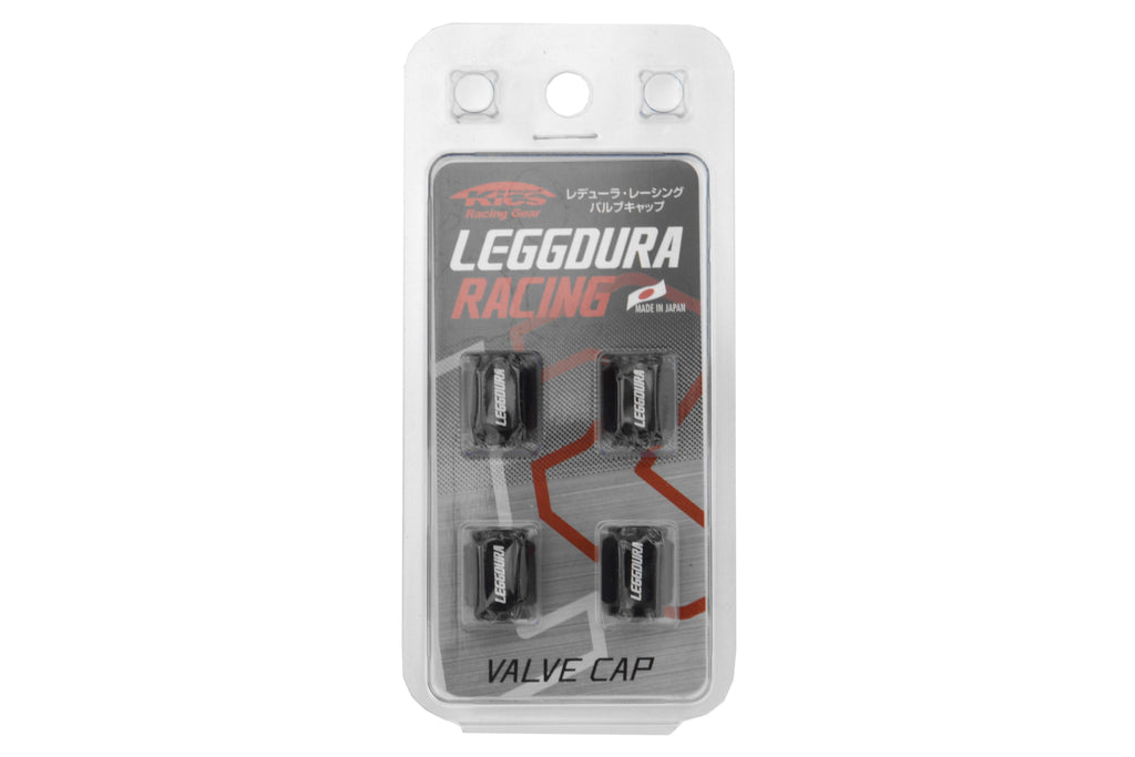 Project Kics Leggdura Racing Black Valve Cap