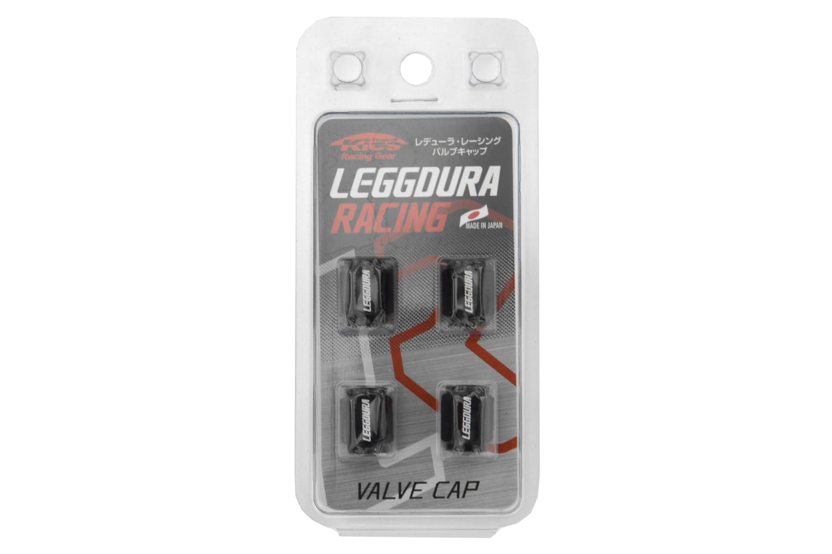 Project Kics Leggdura Racing Black Valve Cap