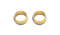 Vibrant Performance Pack of 2, Brass Olive Inserts, Size 5/8in, Performance Automotive Fabrication, for Performance Automotive Builds - Part 16469