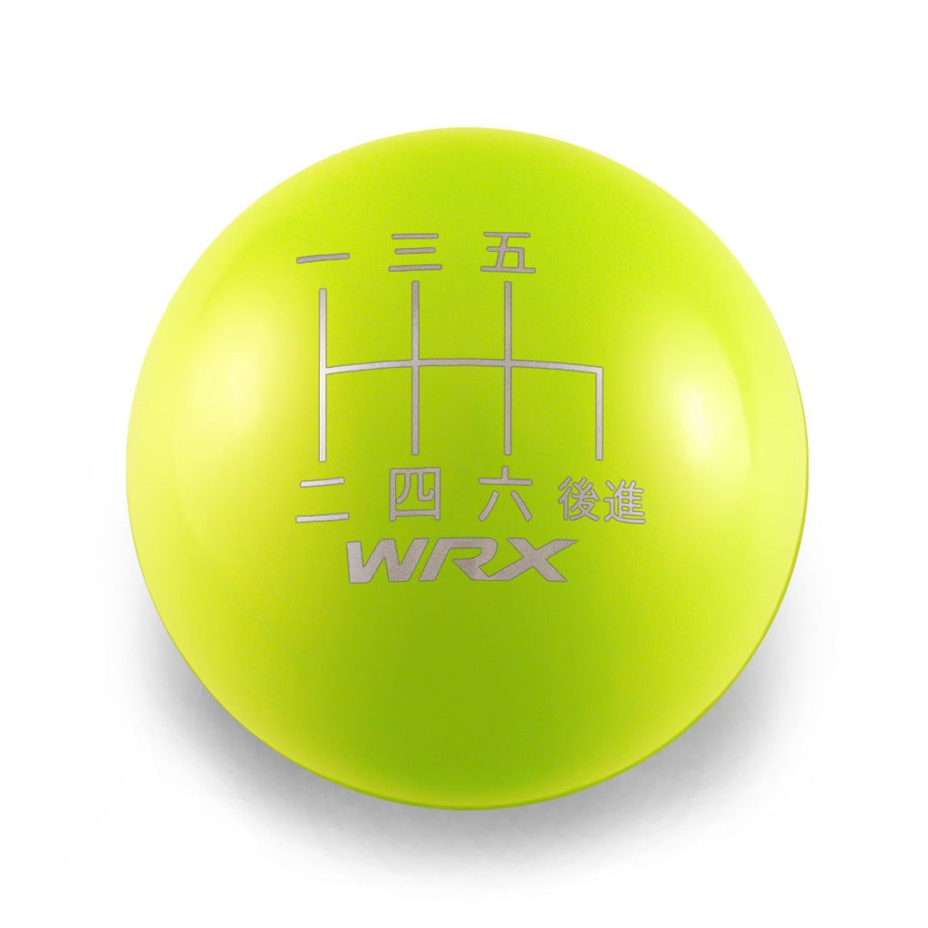 Billetworkz Weighted Shift Knob - 6 Speed WRX Japanese Engraving - Subaru WRX 2015-2025