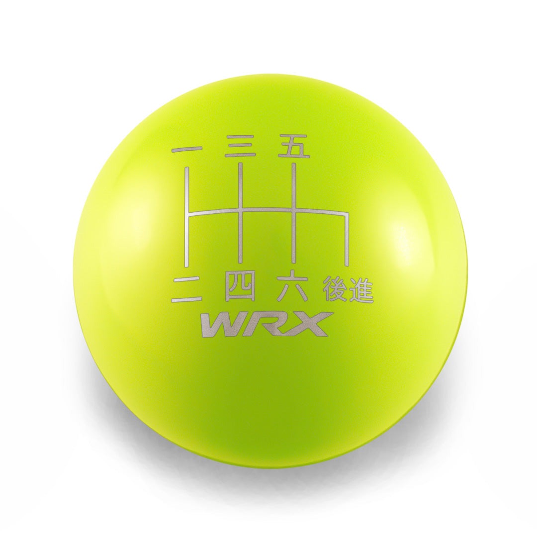 Billetworkz Weighted Shift Knob - 6 Speed WRX Japanese Engraving - Subaru WRX 2015-2025