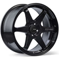 Enkei T6R 17x9 40mm Offset 5x114.3 Bolt Pattern 72.6 Bore Gloss Black Wheel - 2005-2007 Subaru STI