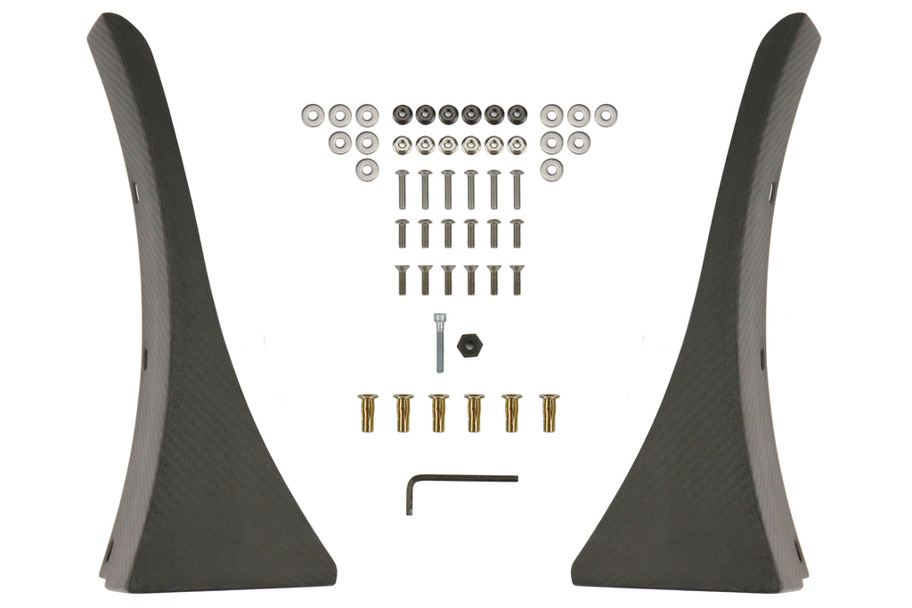 Verus Engineering Front Splitter Endplates - 2013-2021 Scion FRS / Subaru BRZ / Toyota 86