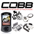 Cobb NexGen Stage 2 Power Package w/SF Intake - Silver - 2015-2021 Subaru WRX