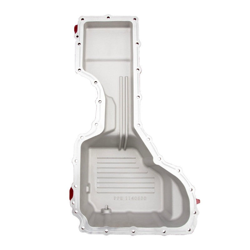 Wehrli 17-19 GM Duramax WCFab X PPE High Capacity Aluminum Oil Pan - Flat Black