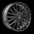 Kraze KR185 Double Down 22x8.5 5x114.3/120 +38 Offset Gloss Black Wheel