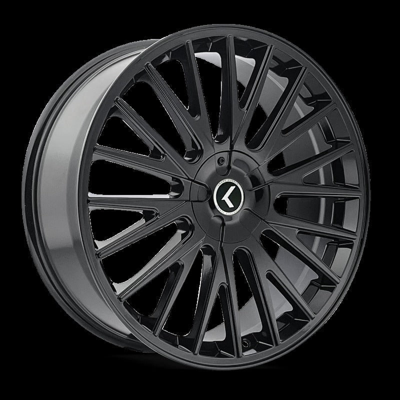 Kraze KR185 Double Down 22x8.5 5x114.3/120 +38 Offset Gloss Black Wheel