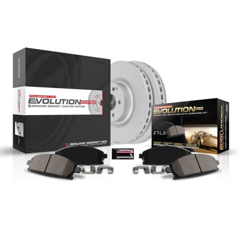 Power Stop Z17 Evolution Geomet Coated Brake Kit - Front - 2015-2018 Subaru Legacy
